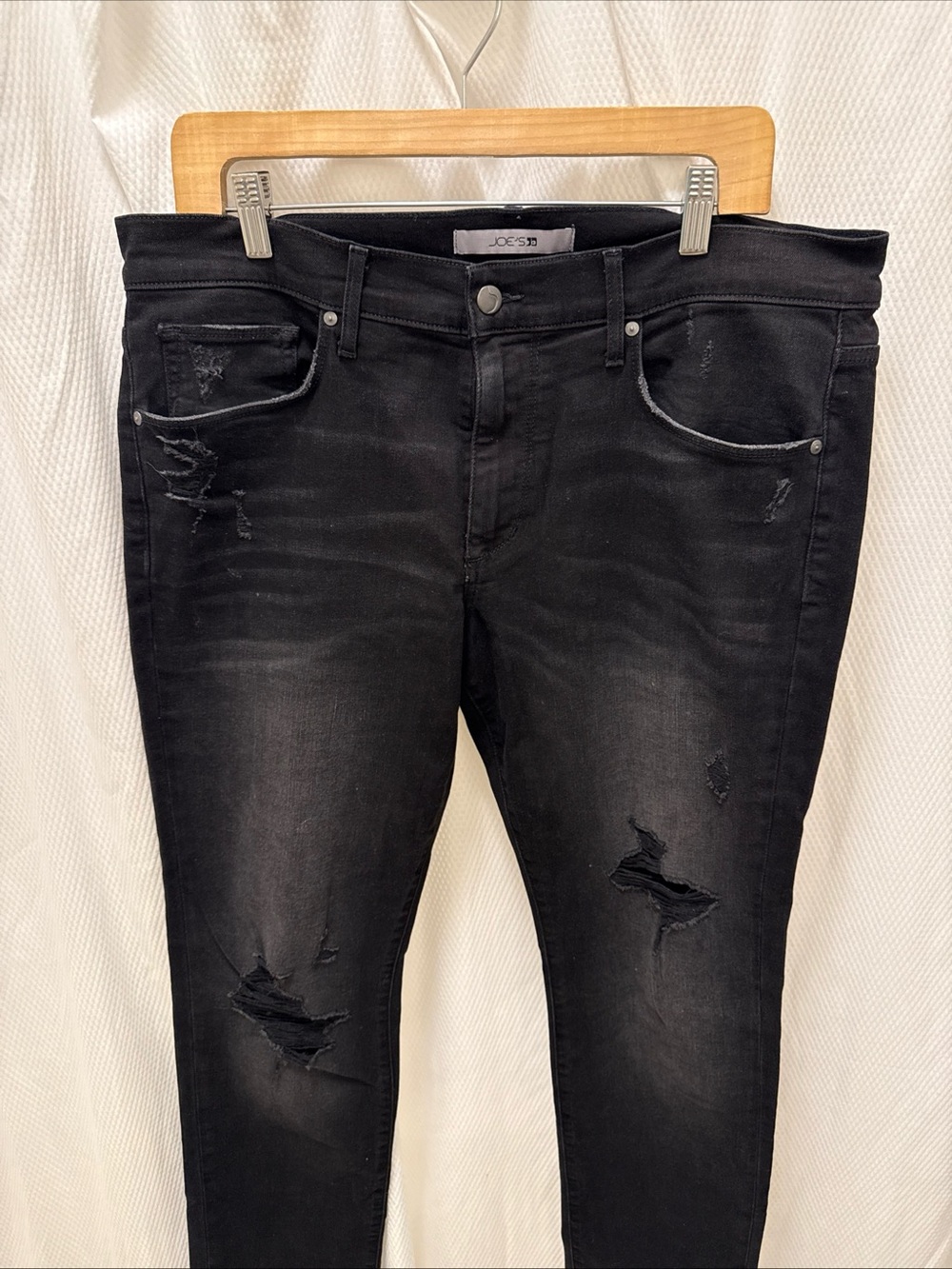Joe's Jeans Black Distressed Skinny Men’s Jeans
